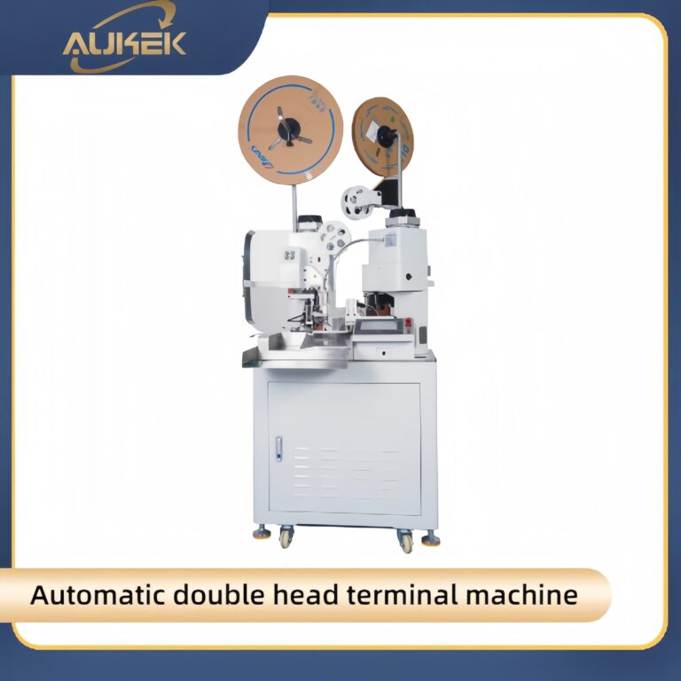 Automatic double head terminal machine