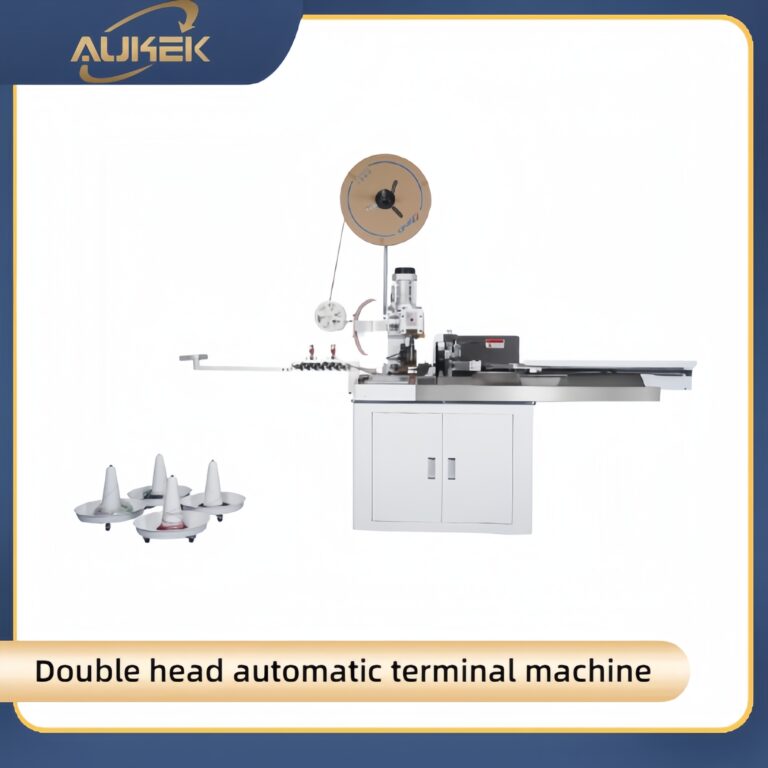 Double head automatic terminal machine